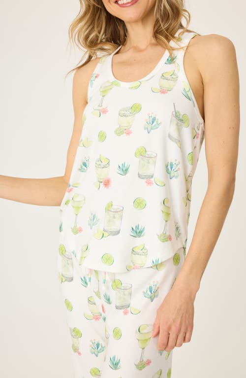 Shop Pj Salvage Limes & Sunshine Butter Jersey Sleep Tank