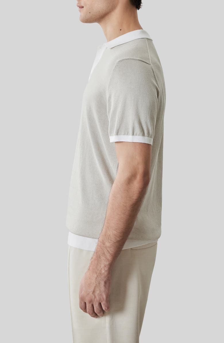 Robert Barakett Jorren Polo Sweater, Alternate, color, Moonstruck