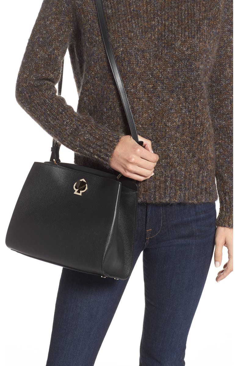 Kate Spade New York medium romy leather satchel, Alternate, color,