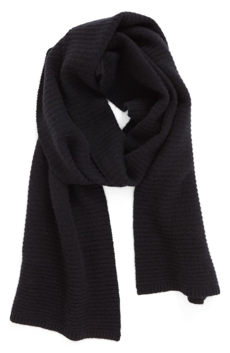 Halogen<sup>®</sup> Ribbed Cashmere Muffler, Main, color, 