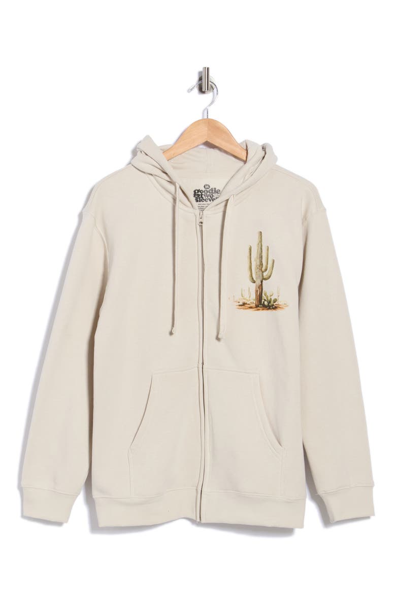 Eagle Soar Zip Front Hoodie, Alternate, color, GREY