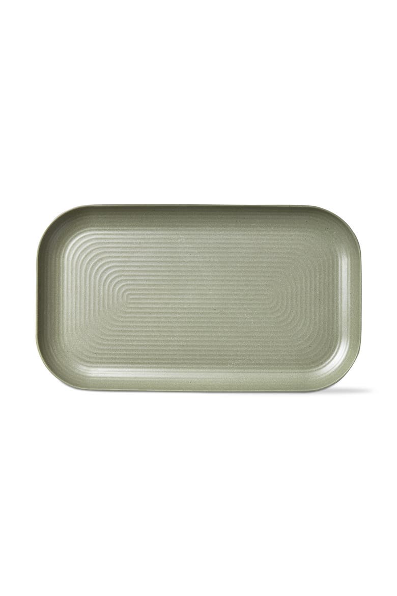 Green Brooklyn Melamine Serving Platter Dishwasher Safe, Main, color, Brown