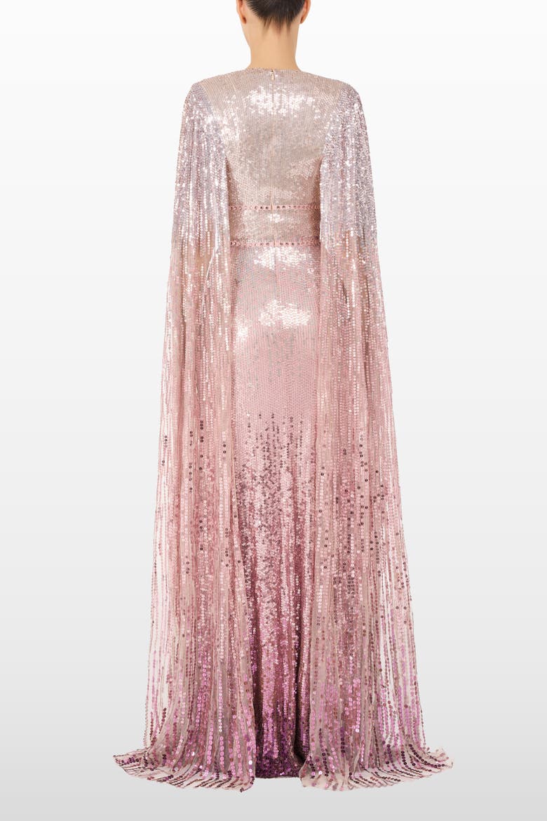 Easy Breezy Sequin-Embellished Maxi Dress, Alternate, color, Sugar