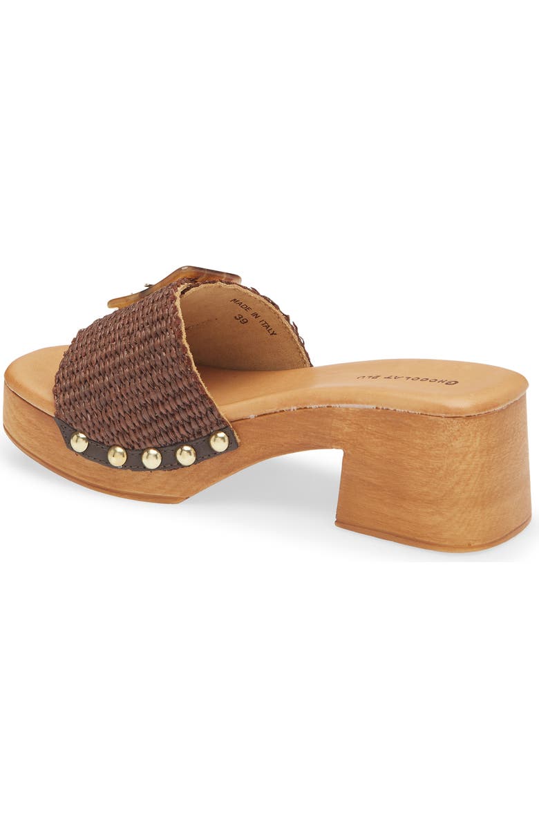 Chocolat Blu Lari Platform Sandal, Alternate, color, Brown Raffia