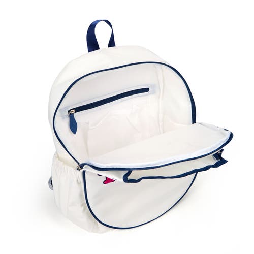 Ame & Lulu Big Love Tennis Backpack In White