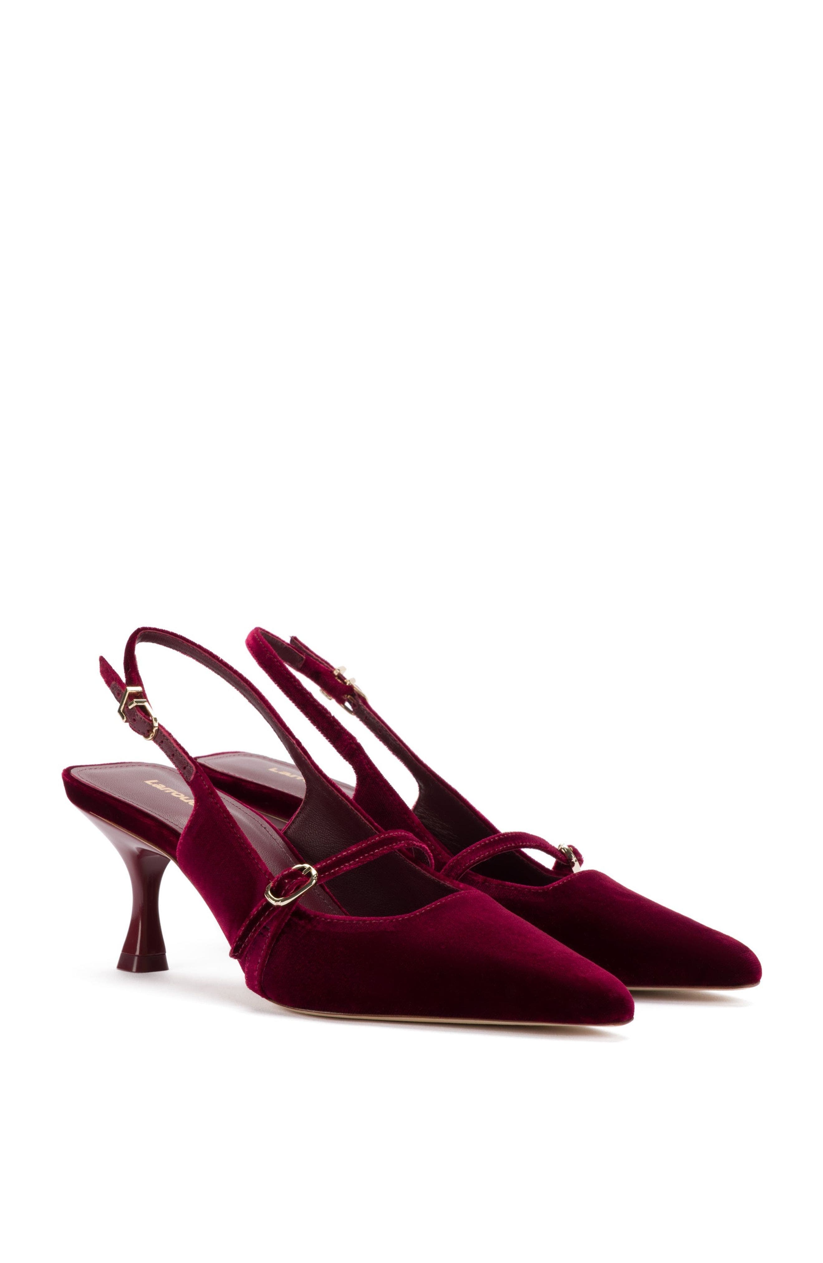 Larroudé Ines Pump, Alternate, color, Wine