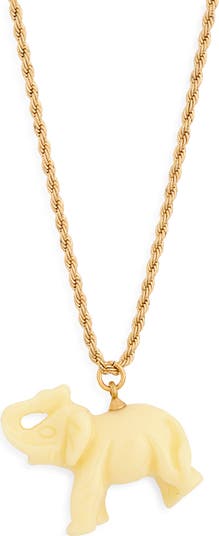 Elephant Pendant Necklace