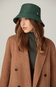 Helen Kaminski Carmela Leather Bucket Hat