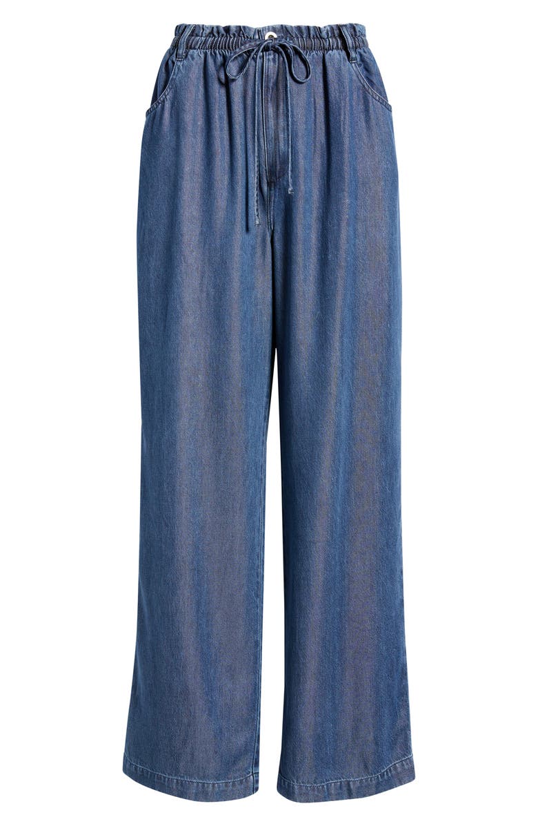 Cloth & Stone Wide Leg Crop Denim Pants, Alternate, color, Horizon Wash