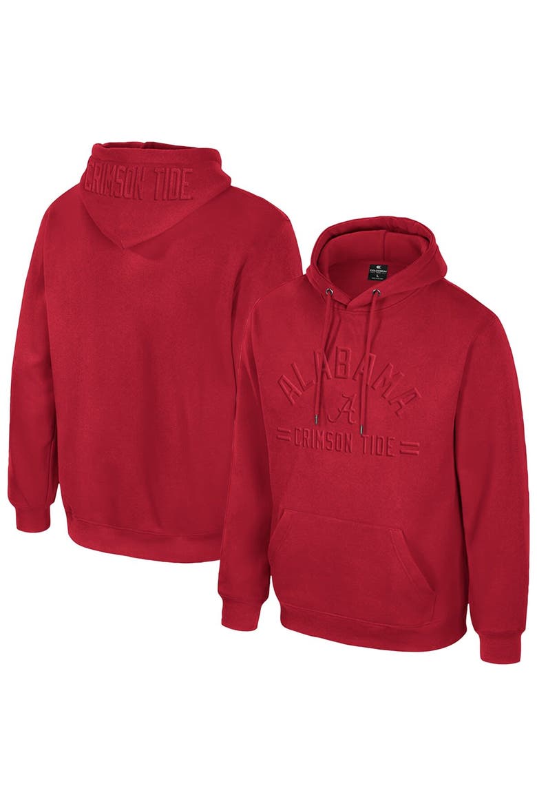 Men's Colosseum Crimson Alabama Crimson Tide New Member Hoodie, Main, color, Crimson