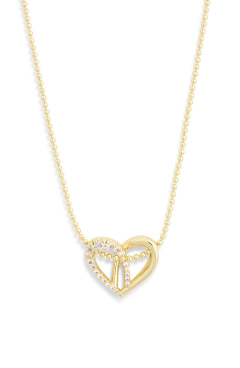 Baby Heart Cubic Zirconia Pendant Necklace