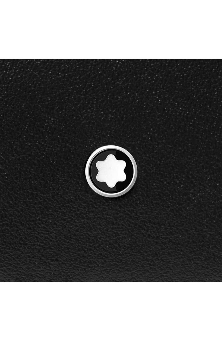 Montblanc Meisterstück Leather Compact Wallet, Alternate, color, Black