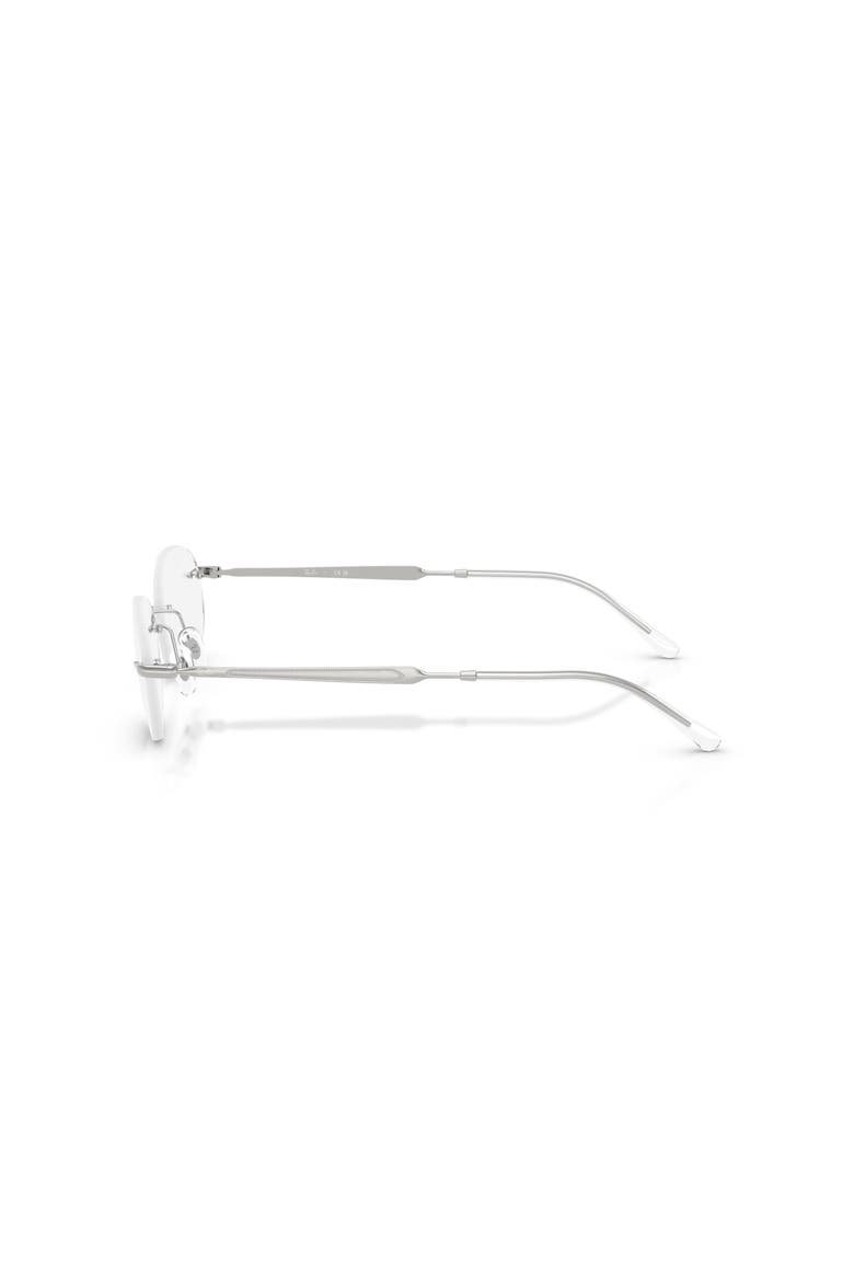 52mm Oval optical glasses, Alternate, color, Silver