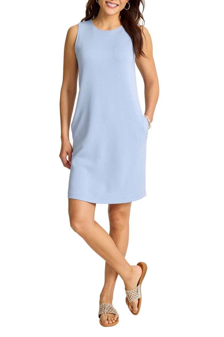 Palm Voyage Sleeveless Minidress, Main, color, EVERTIDE
