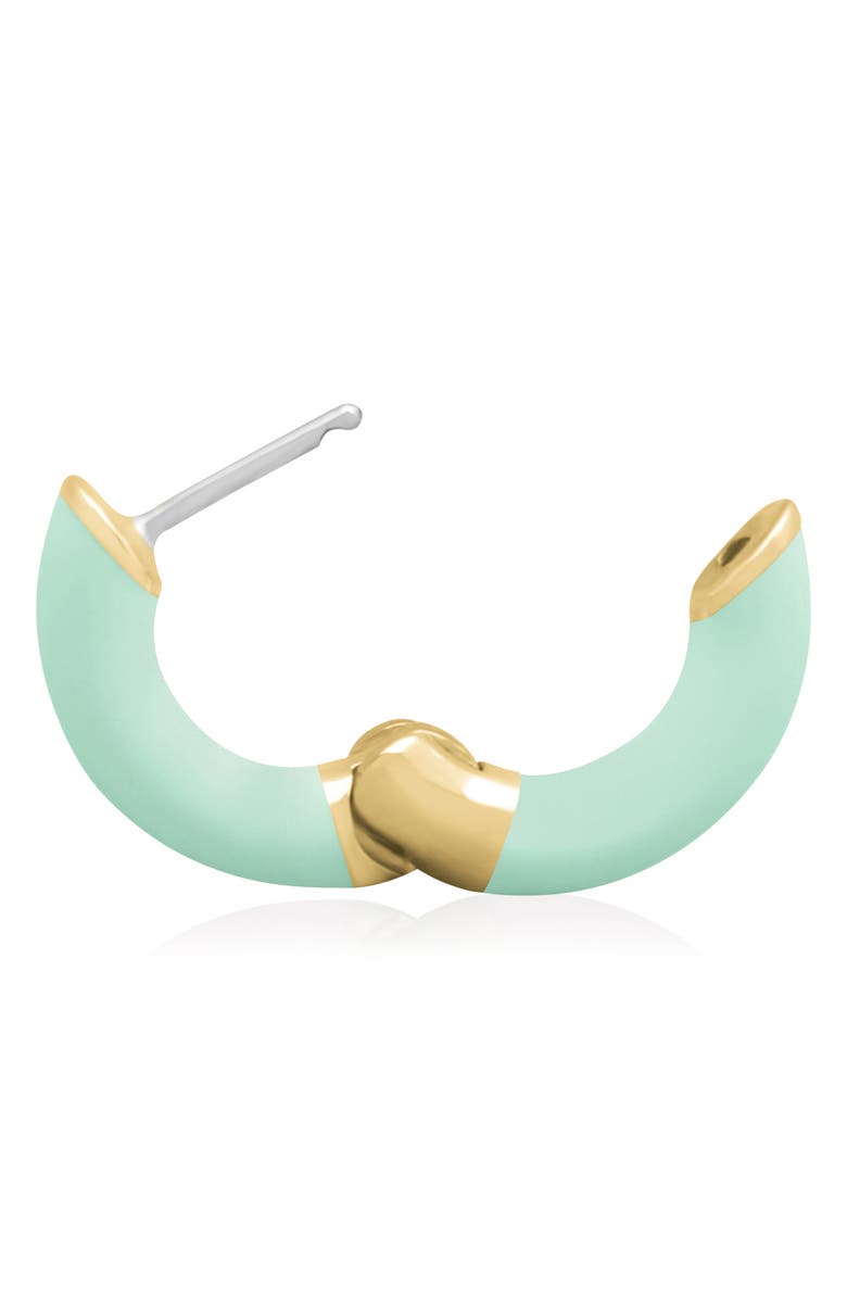 ES JEWELRY Tubular Enamel Hoop Earrings, Alternate, color, 