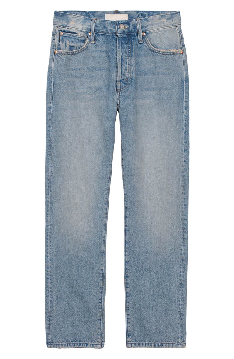 MOTHER Hiker Hover High Waist Straight Leg Jeans, Alternate, color, 