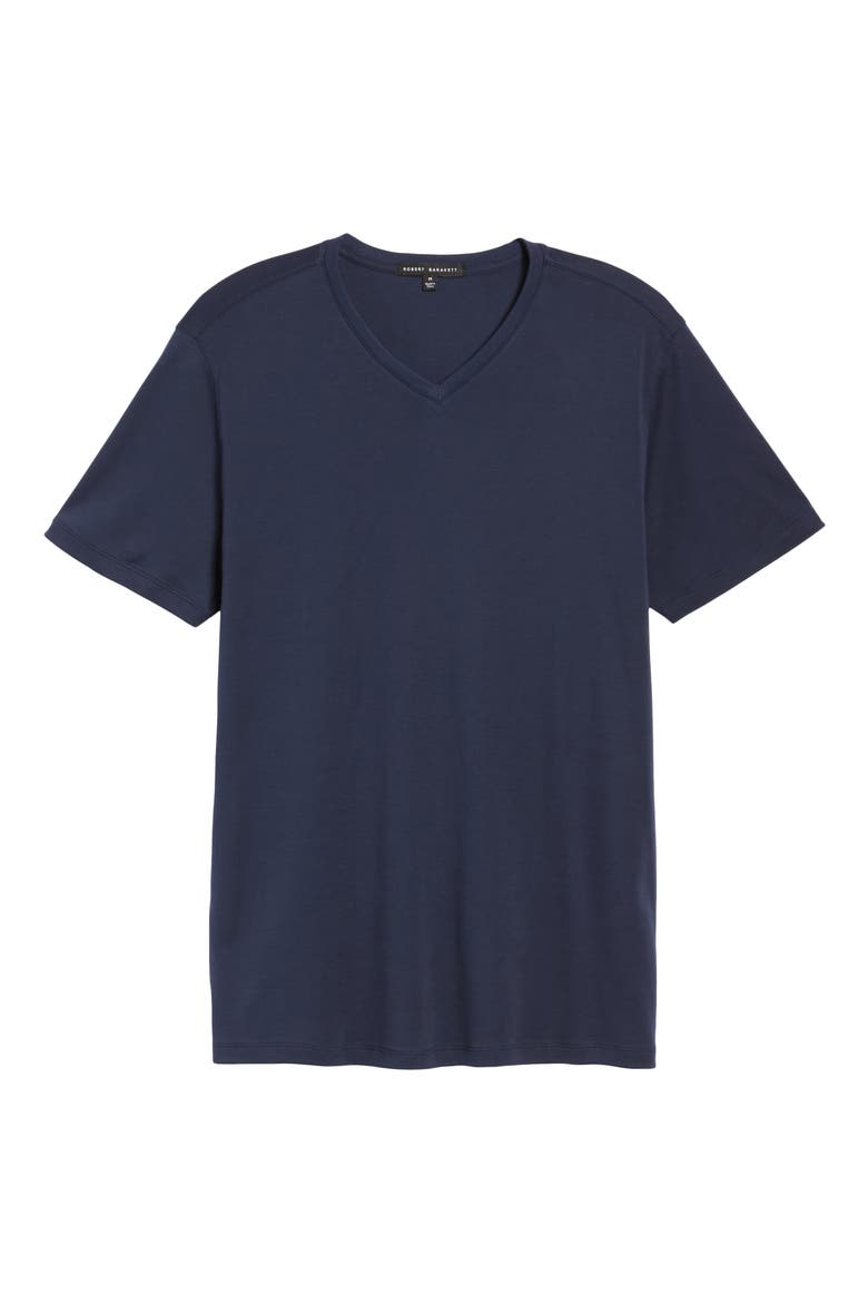 Georgia Regular Fit V-Neck T-Shirt, Alternate, color, BLUE NIGHT