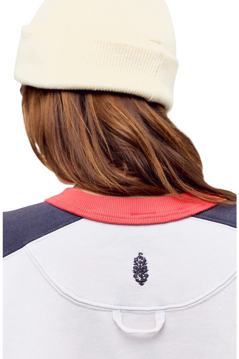 Intercept Logo Crewneck Sweatshirt, Alternate, color, GRAPEFRUIT