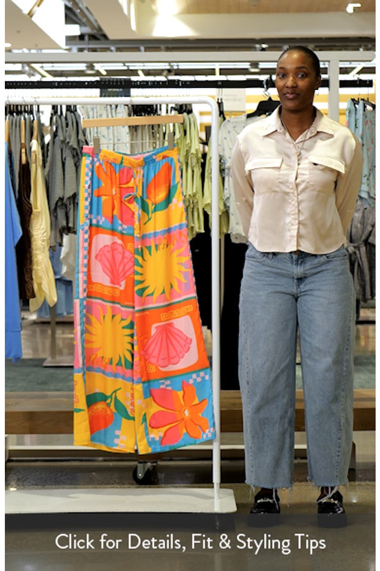 Drawstring Cover-Up Resort Pants video