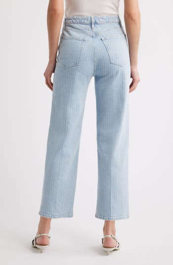 The Wide High Waist Ankle Jeans