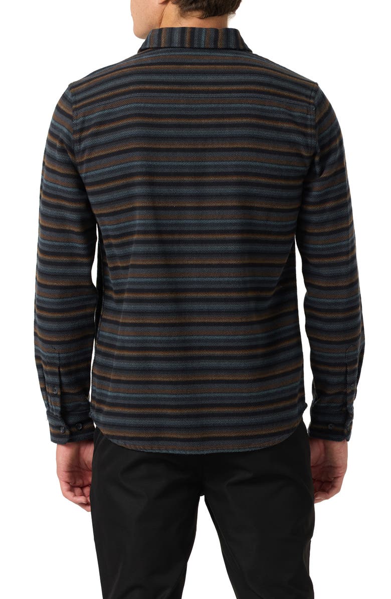 O'Neill Richmond Flannel Button-Up Shirt, Alternate, color, Graphite