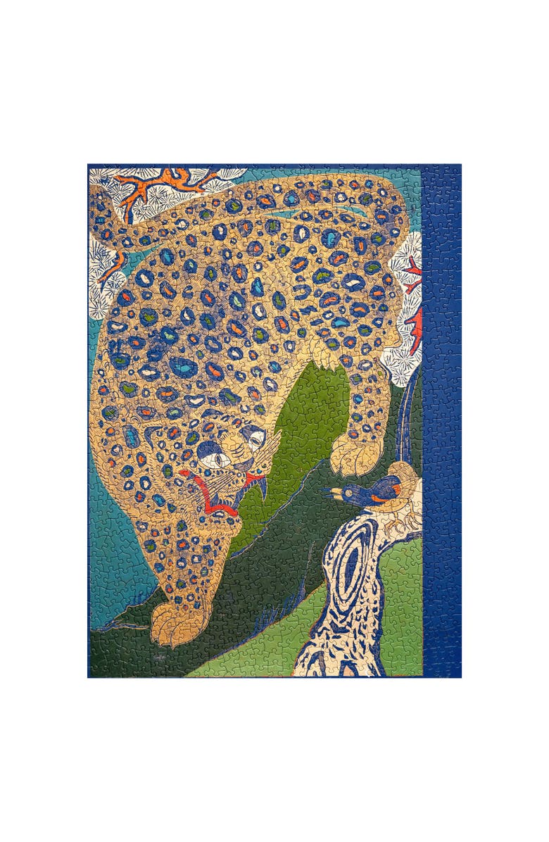 Kinstler Peacock Tiger 1000 Piece Jigsaw Puzzle, Alternate, color, Multicolored