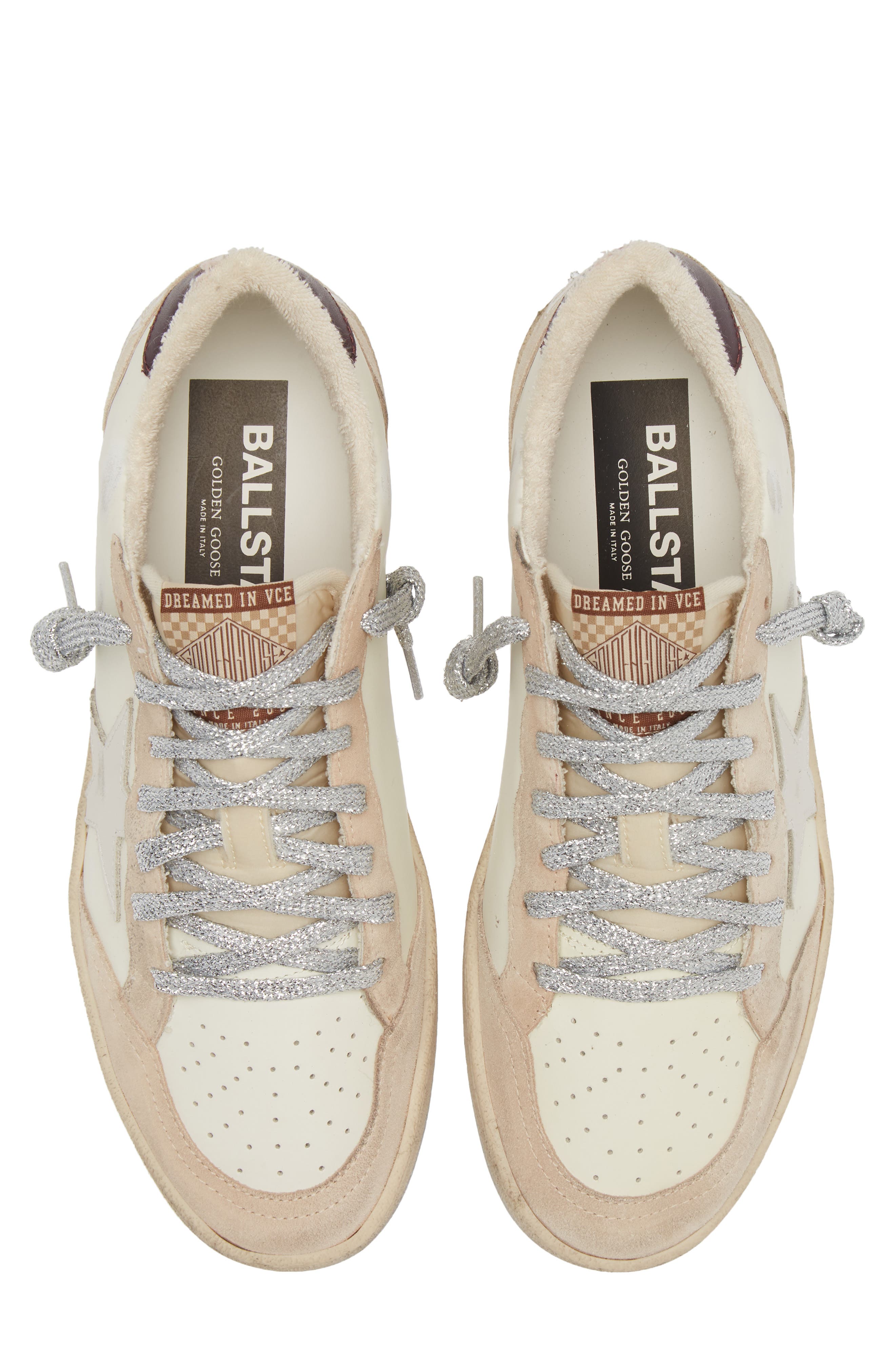 Golden Goose Ball Star Low Top Sneaker, Alternate, color, White/ Beige