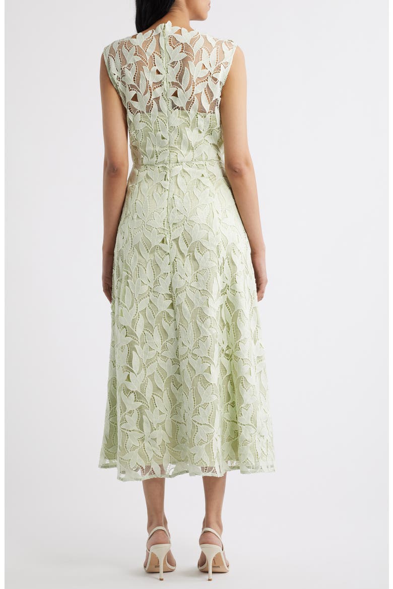 Eris Lace Midi Dress, Alternate, color, GREEN