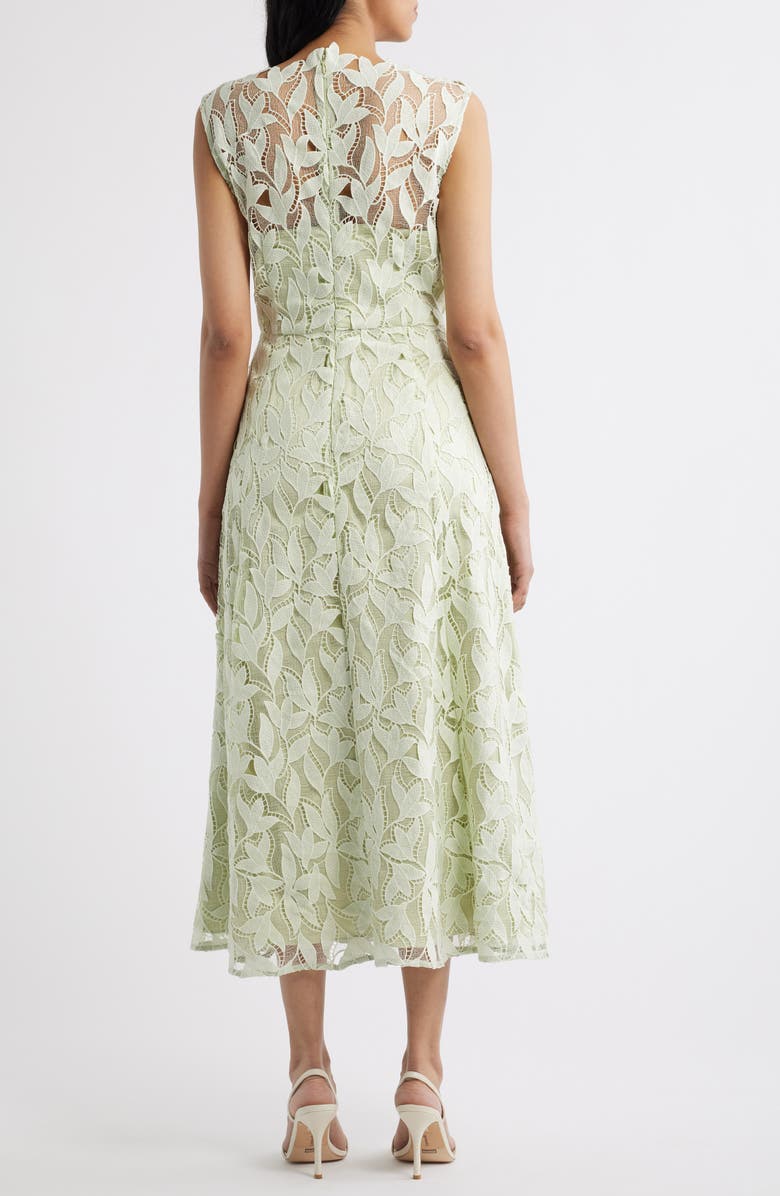 Elliatt Eris Lace Midi Dress, Alternate, color, Green