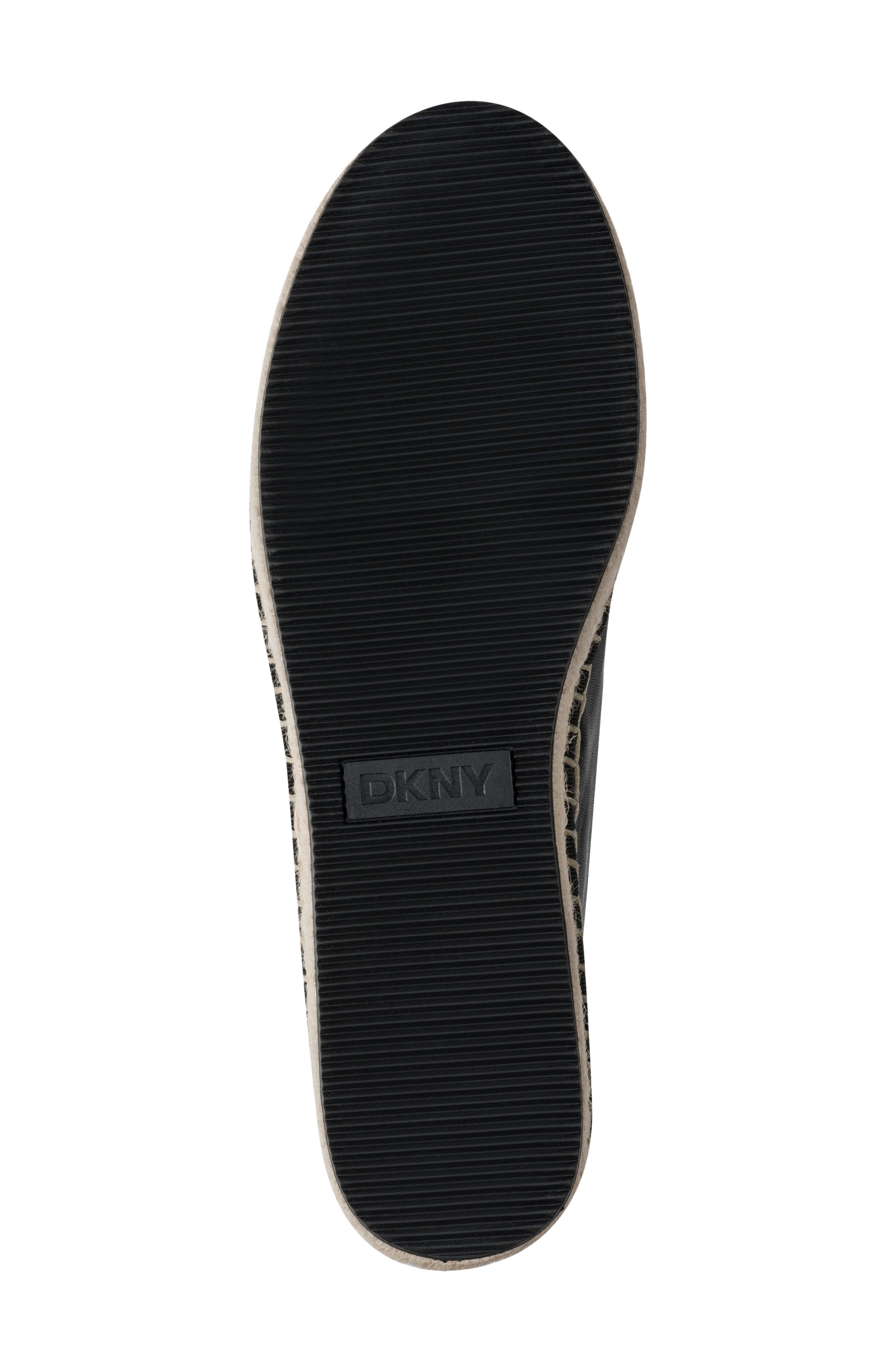 DKNY Mallandra Platform Espadrille Flat, Alternate, color, Black-Black