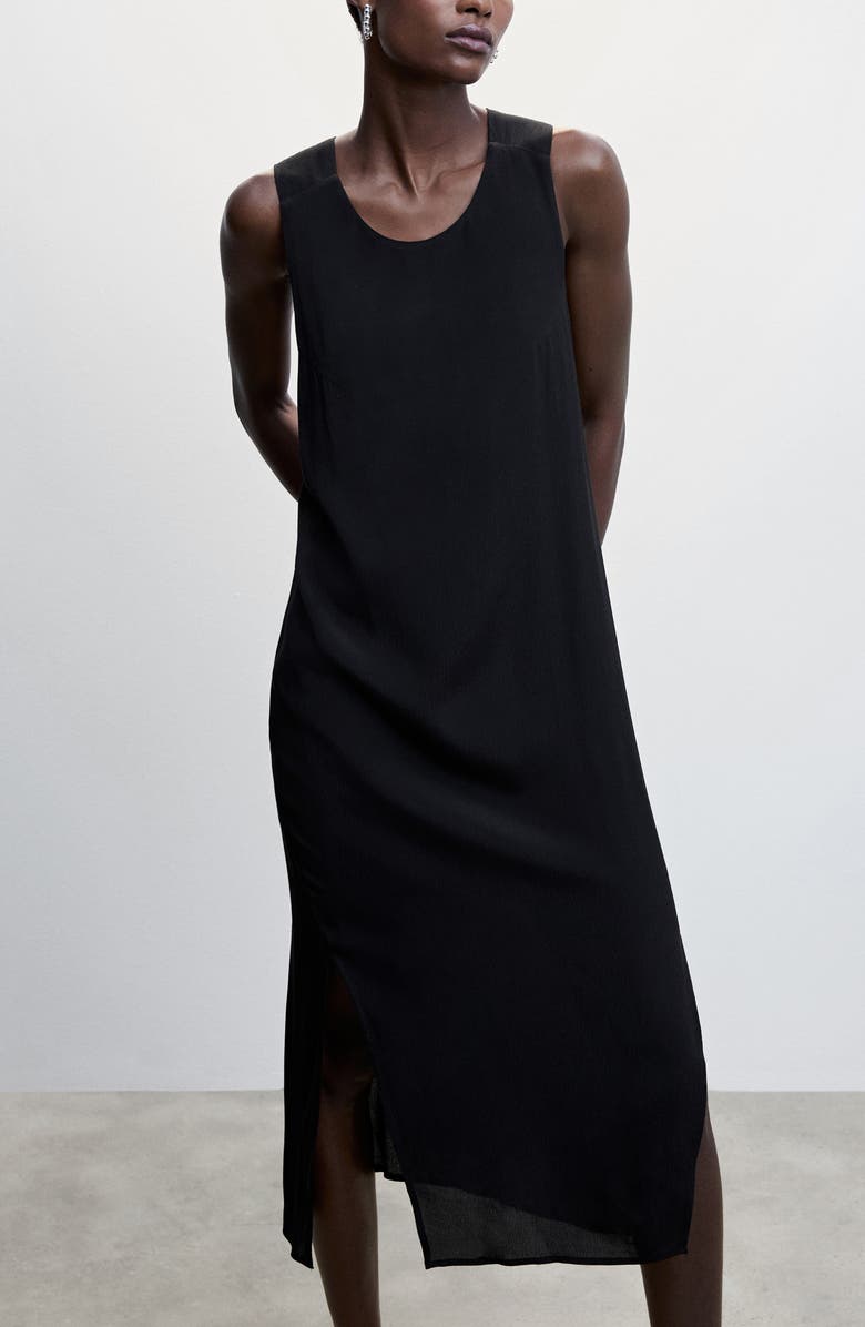 MANGO Scoop Neck Tank Dress, Alternate, color, 