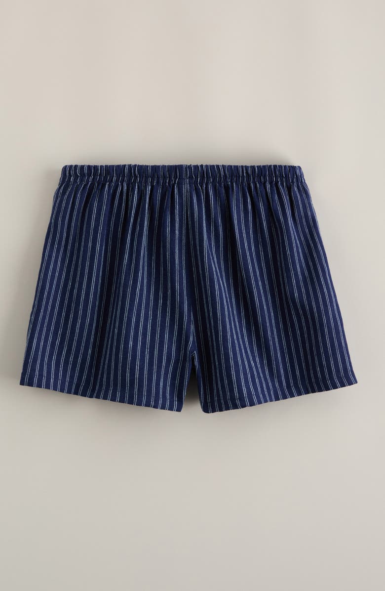Treasure & Bond Kids' Stripe Drawstring Shorts, Alternate, color, Navy Medieval Janie Stripe