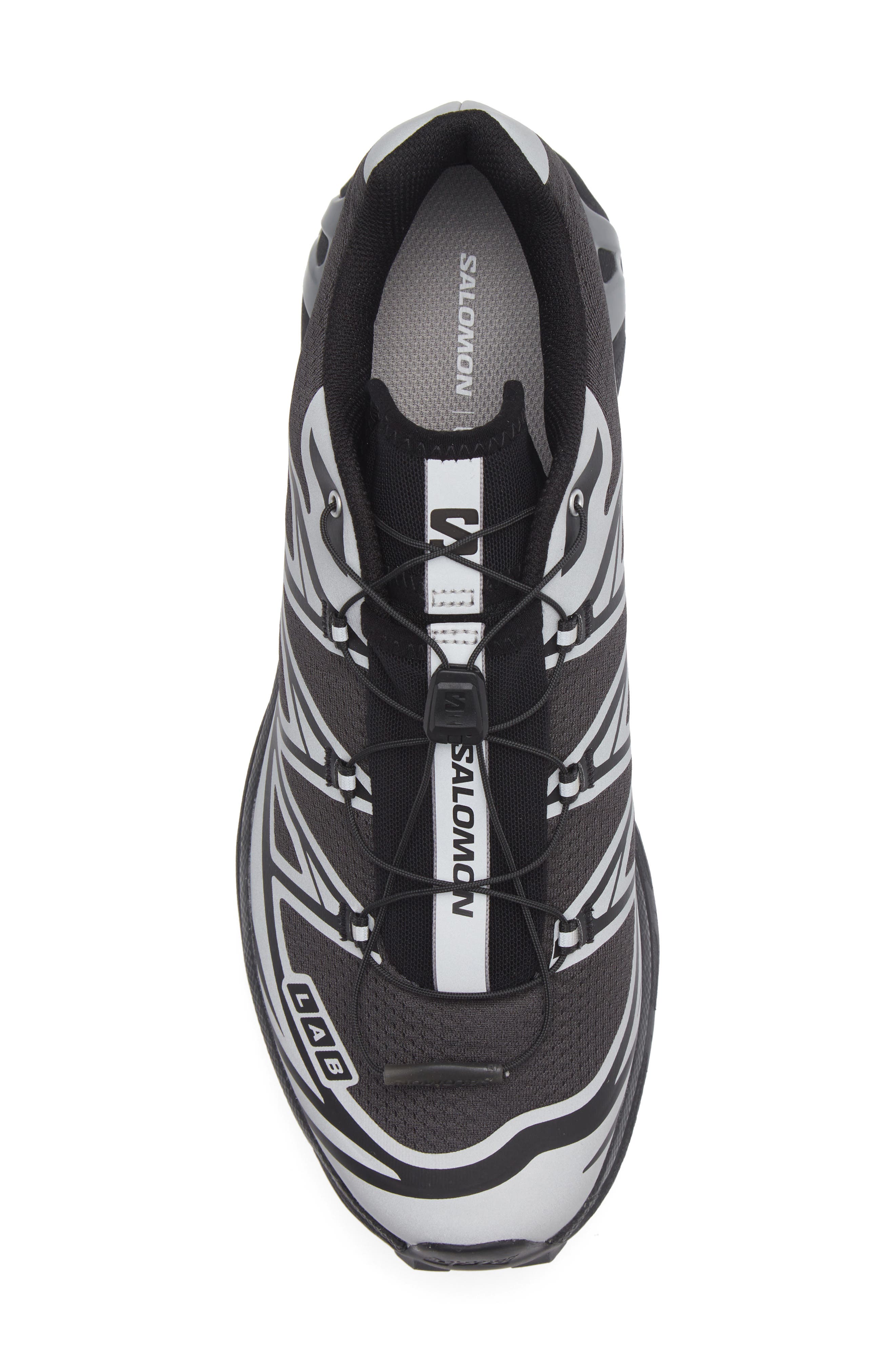 Salomon Gender Inclusive XT-6 Sneaker, Alternate, color, Black/ Black/ Silver