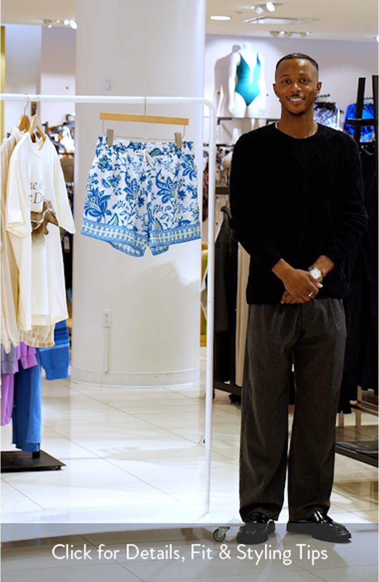 Roma Floral Swim Trunks, sales video thumbnail