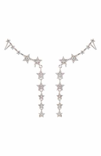 Suzi Cubic Zirconia Ear Crawlers