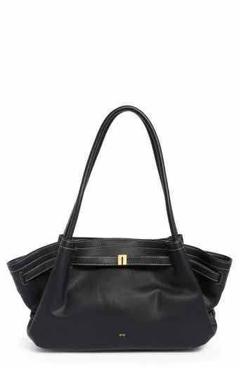 Hana Wide Faux Leather Tote