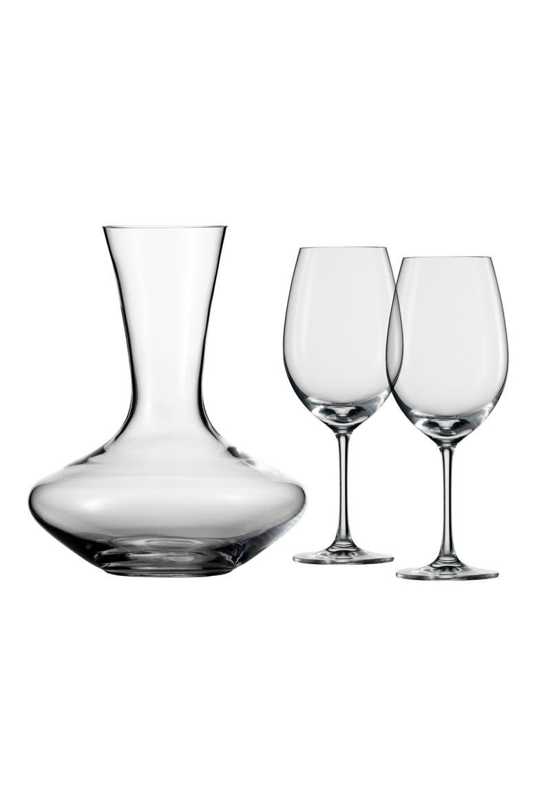 Schott Zwiesel Invento Wine Decanter & Glass Set, Main, color, CLEAR