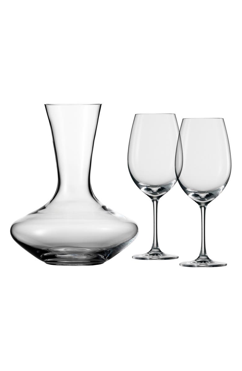 Fortessa Schott Zwiesel Invento Wine Decanter & Glass Set, Main, color, Clear