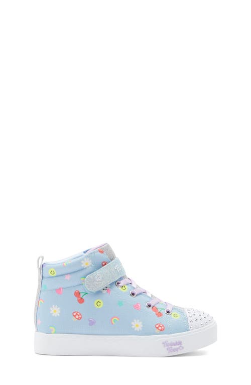 Skechers Kids' Heart Steps Twinkle Toes Sneaker In Blue