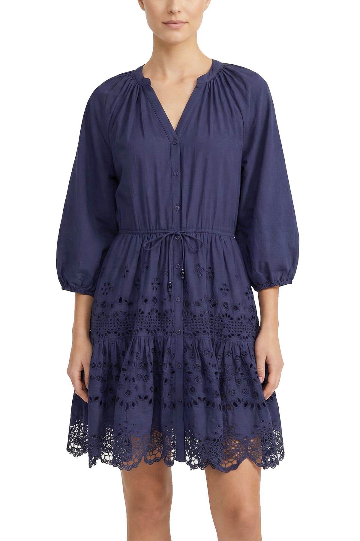 Navy Calypso Eyelet