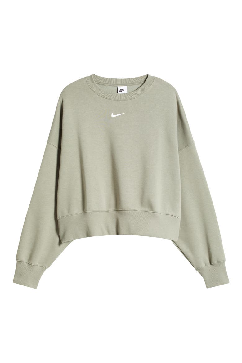 Phoenix Fleece Crewneck Sweatshirt, Alternate, color, LIGHT ARMY/ SAIL
