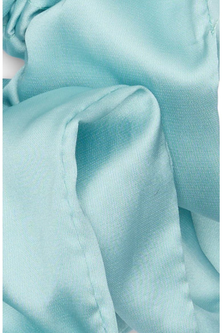 Oversize Satin Scrunchie, Alternate, color, MINT