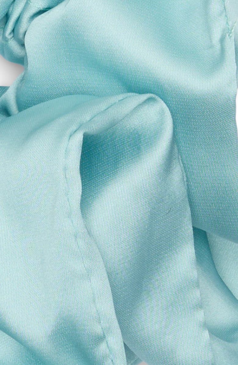 NATASHA Oversize Satin Scrunchie, Alternate, color, Mint