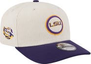 New Era Men's New Era Cream/Purple LSU Tigers Loyal Corduroy 9SEVENTY Adjustable Hat