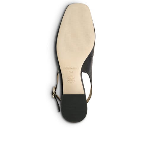 Bernardo Footwear Alexia Slingback Pump In Black