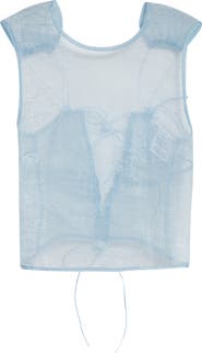 Cecilie Bahnsen Katie Sheer Liquid Myrtia Top