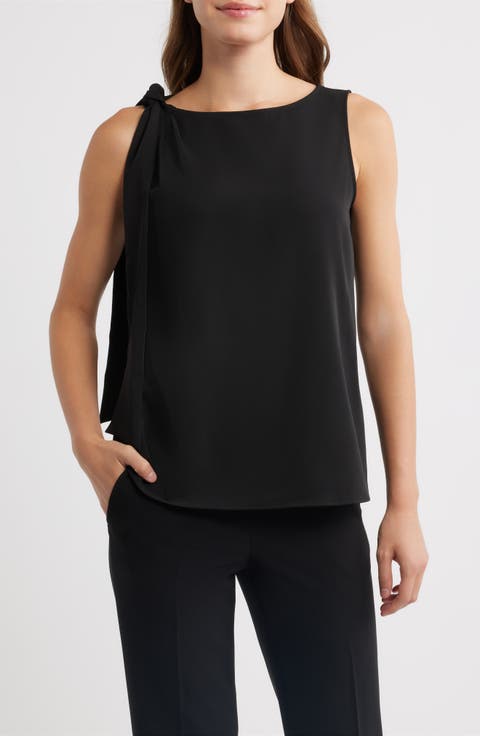 Tie Shoulder Sleeveless Top