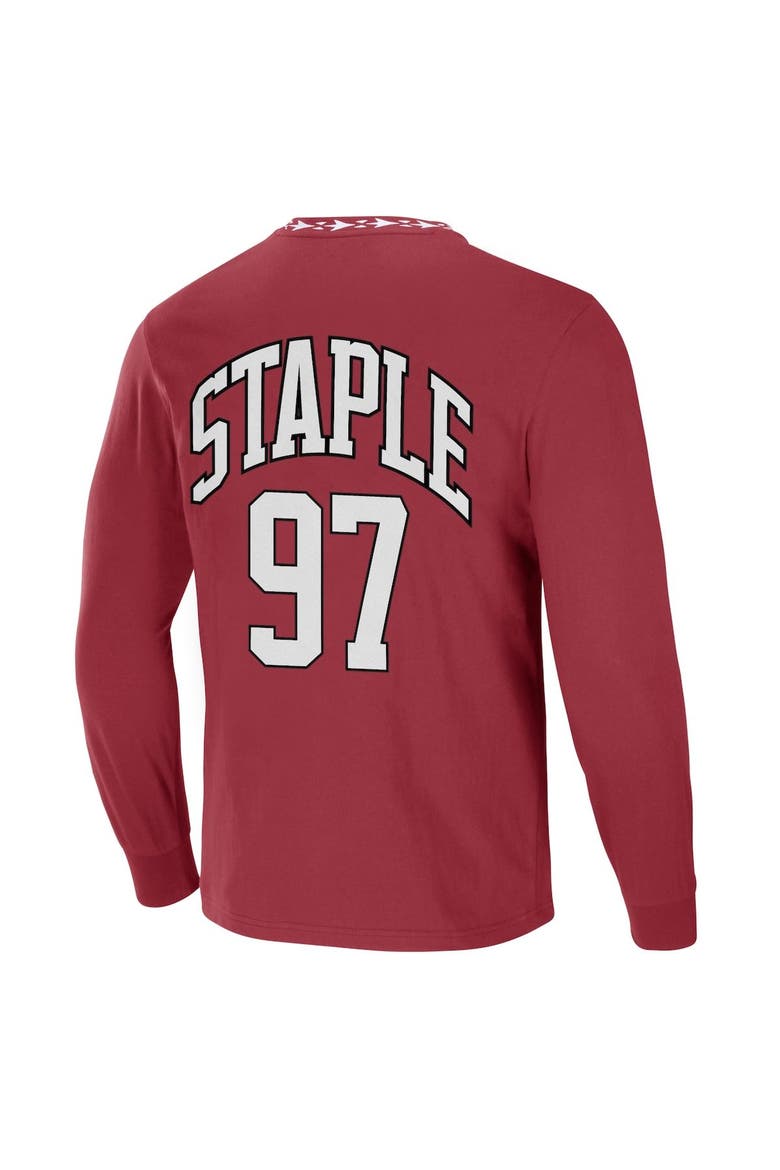 Men's NFL x Staple Red Arizona Cardinals Core Team Long Sleeve T-Shirt, Alternate, color, Red