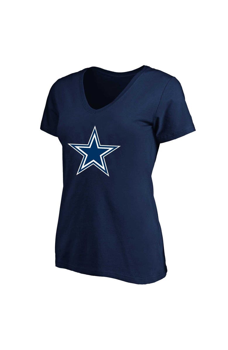 FANATICS Women's Micah Parsons Navy Dallas Cowboys Plus Size Fair Catch Name & Number V-Neck T-Shirt, Alternate, color, 