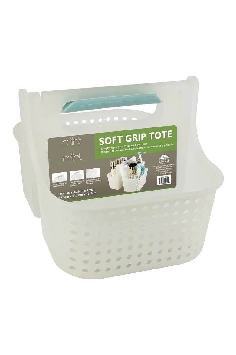 Portable Shower Caddy, Main, color, CLEAR